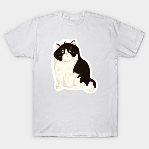 Gus the Fat Kitty T-Shirt by Bridgett3602